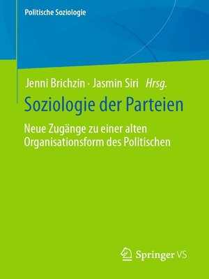 cover image of Soziologie der Parteien